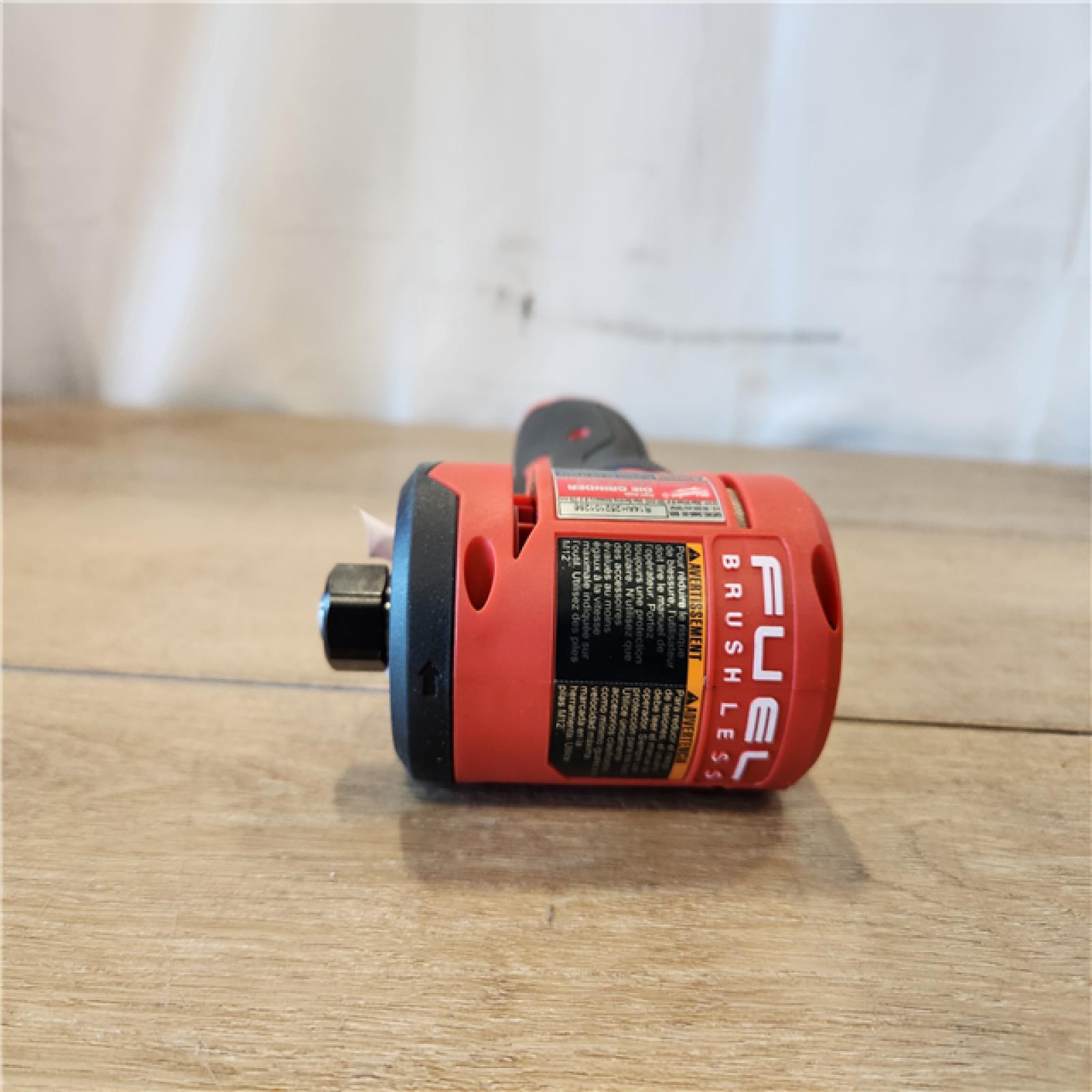 AS-IS- Milwaukee  FUEL 12V Lithium-Ion Brushless Cordless 1/4 in. Right Angle Die Grinder Kit