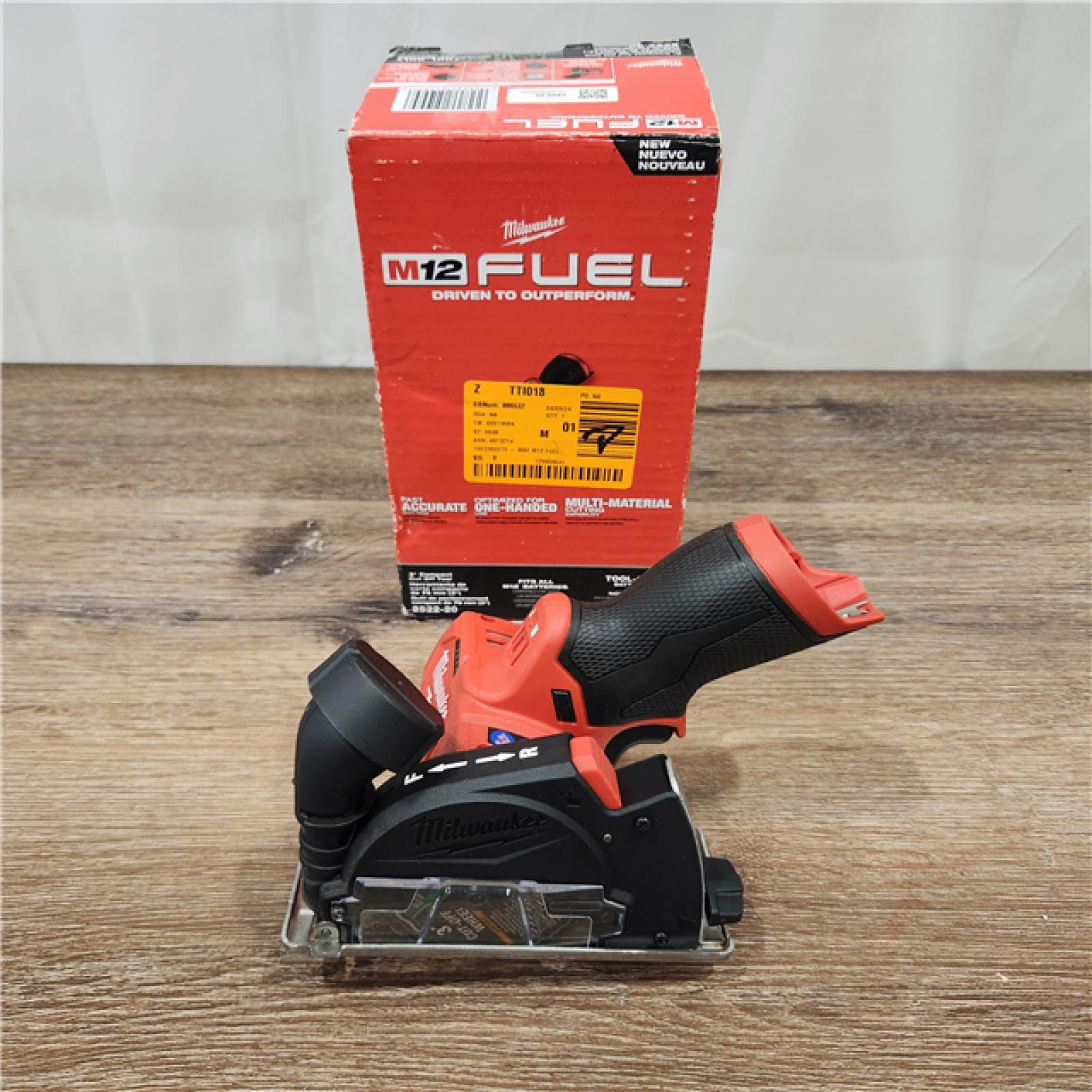 AS-IS  Milwaukee 2522-20 12V M12 FUEL 3 Compact Cut Off Tool (Tool Only)