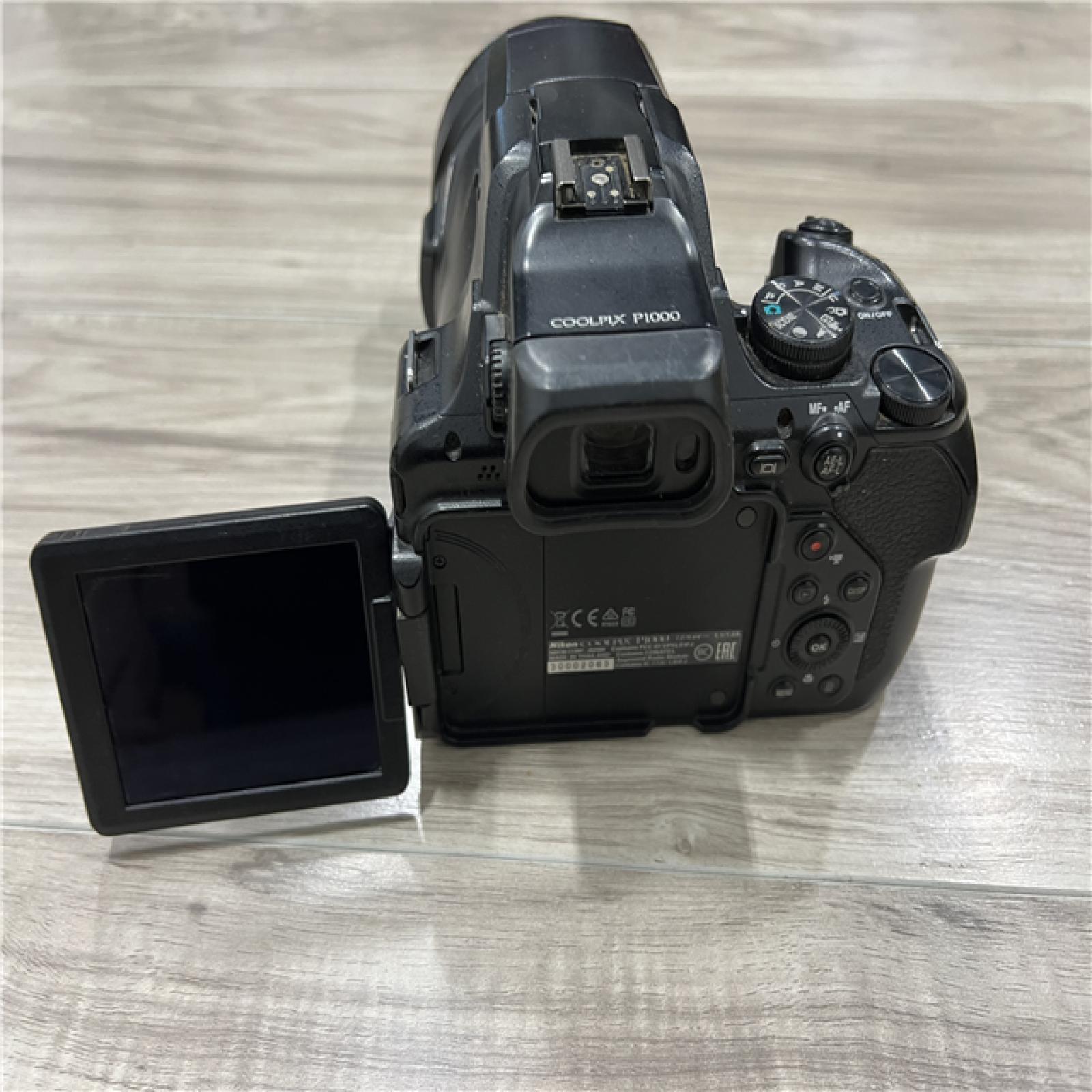 AS-IS Nikon Coolpix P1000 immense 125x optical zoom (24-3000mm equivalent) (Retail Price $1 179.95)