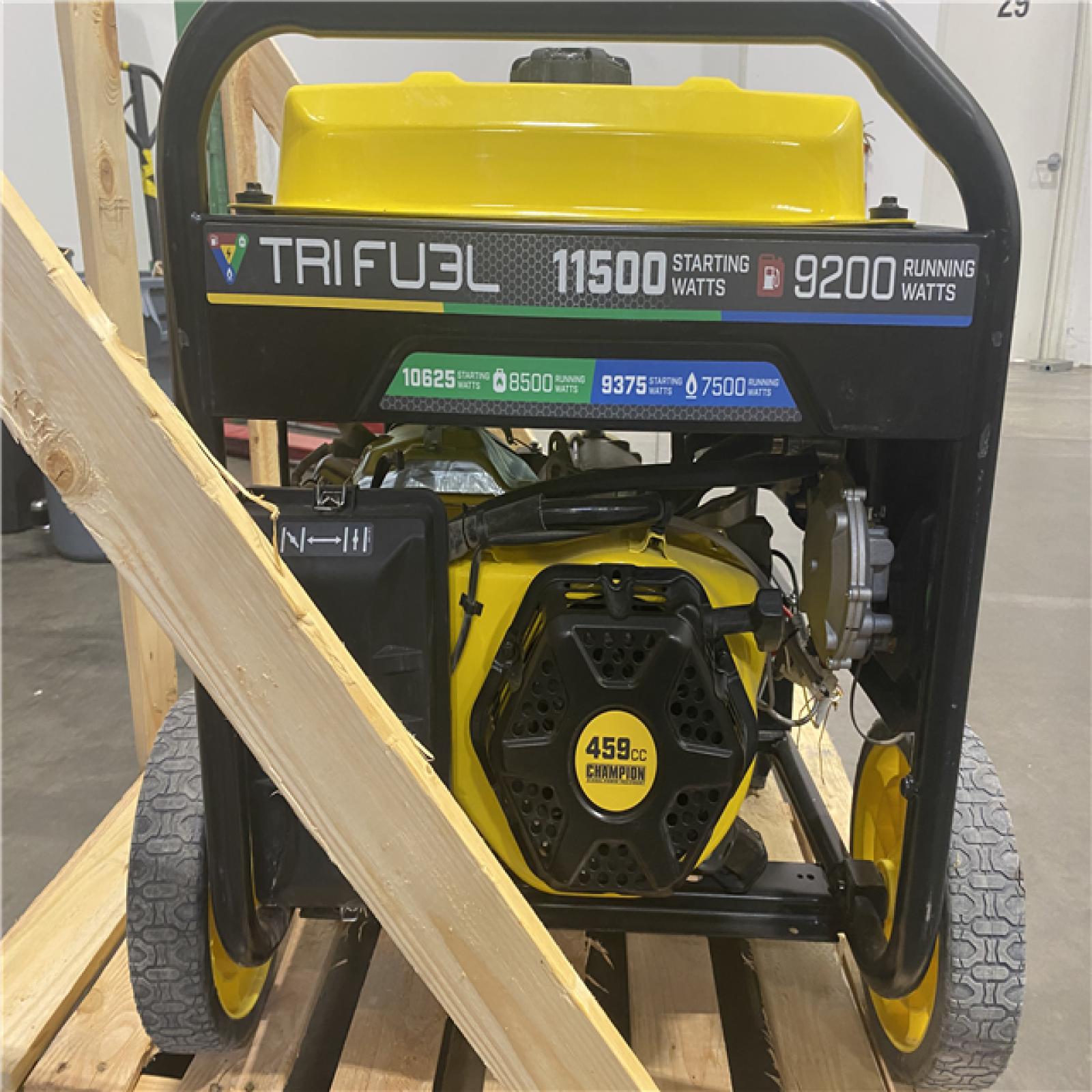 Dallas Location - As-Is Champion Power Equipment 11 500/9 200-Wattl Gas Portable Generator