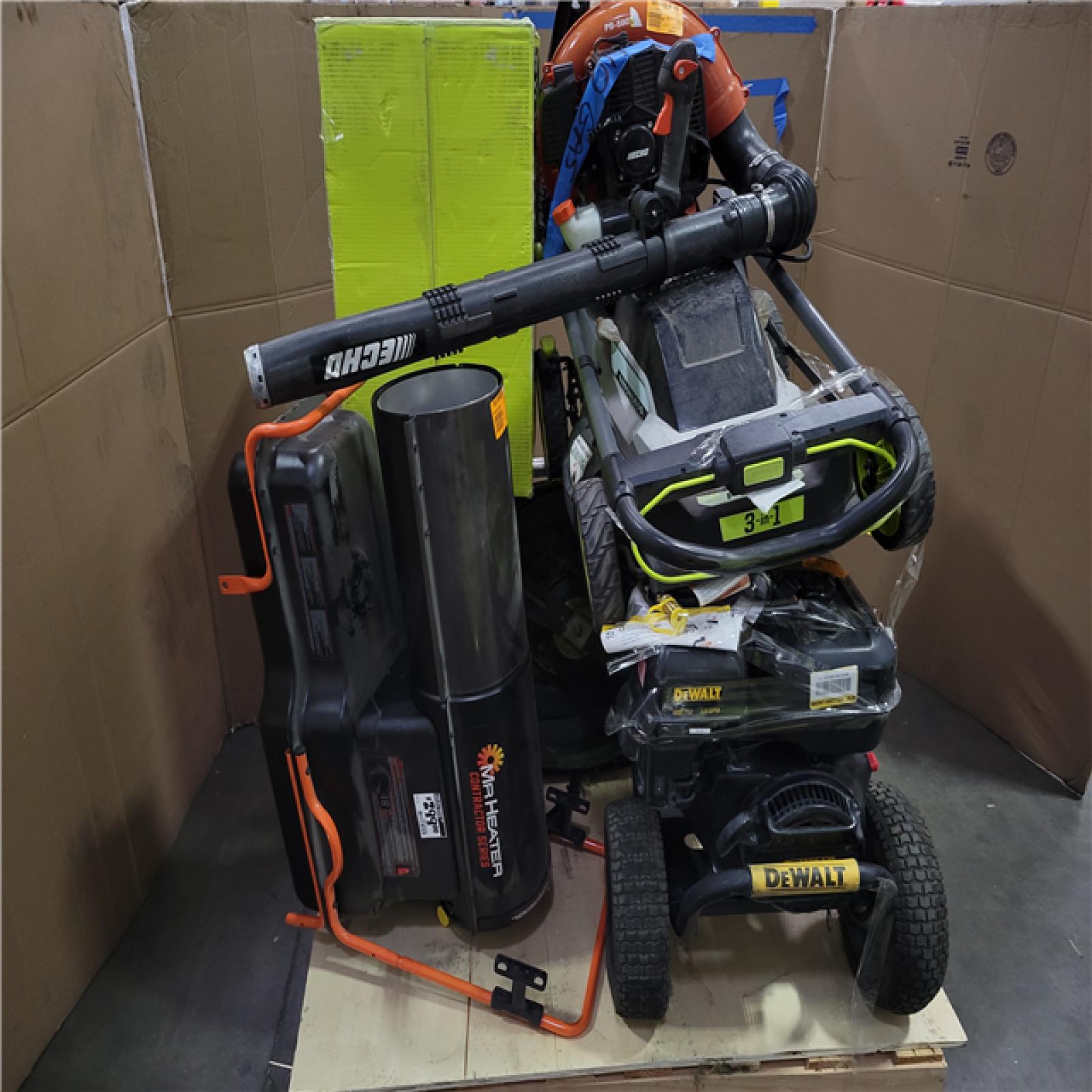 CALIFORNIA AS-IS OUTDOOR POWER EQUIPMENT