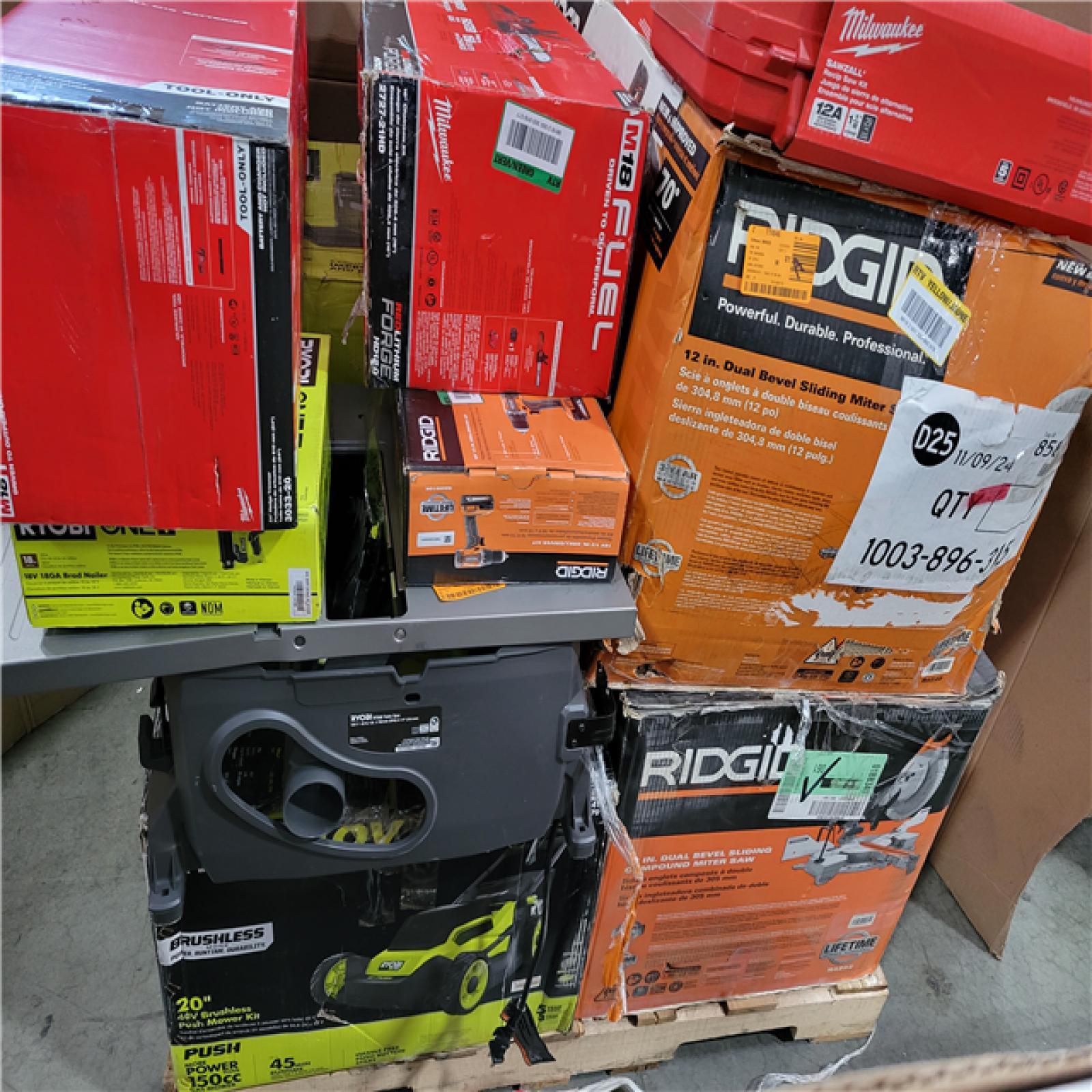 CALIFORNIA AS-IS TOOL PALLET