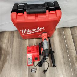 AS-IS - Milwaukee Hammer Drill Driver Kit with Batteries  Charger & Tool Case  Red