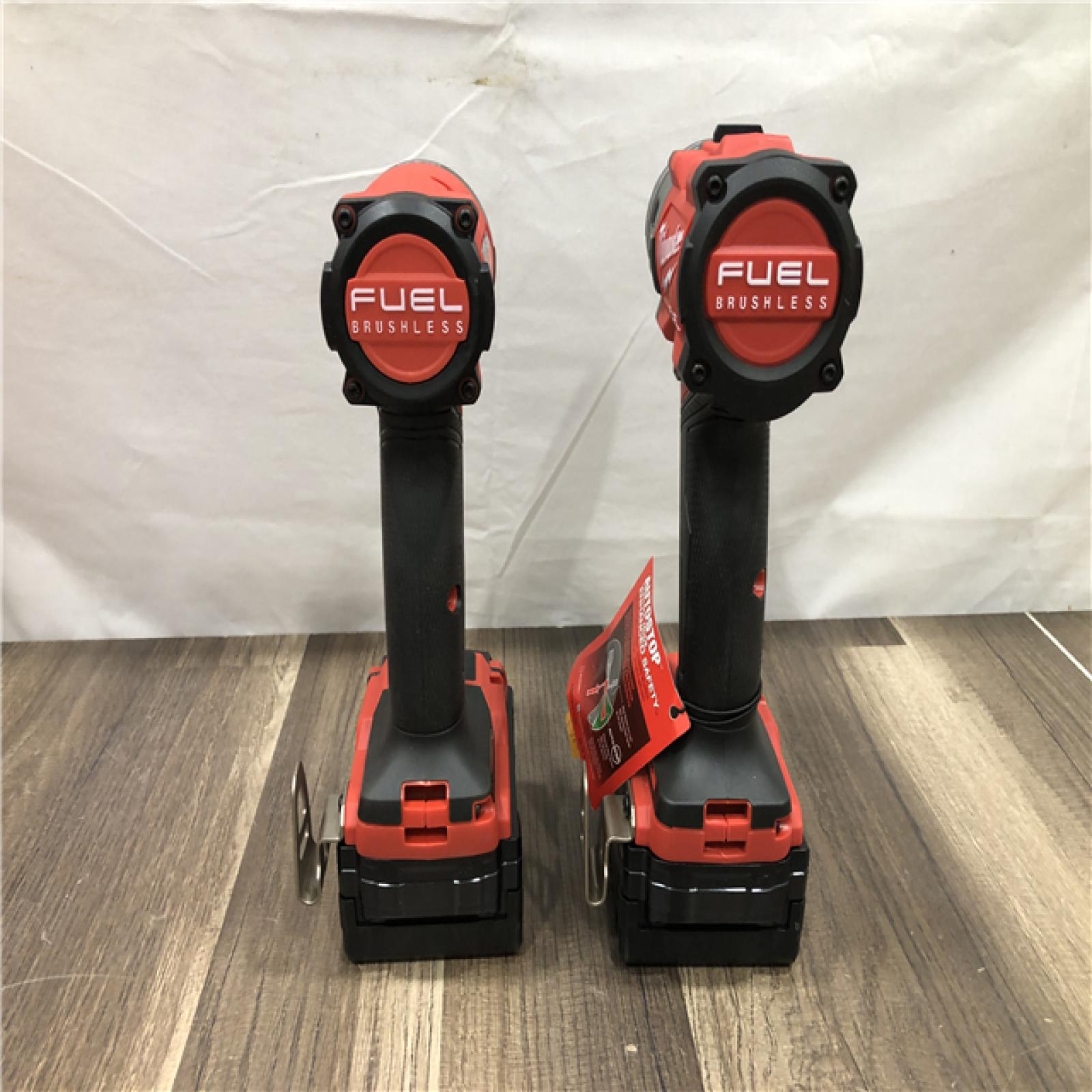 AS-IS Milwaukee FUEL 18V Lithium-Ion Brushless Cordless Hammer Drill and Impact Driver Combo Kit