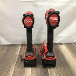 AS-IS Milwaukee FUEL 18V Lithium-Ion Brushless Cordless Hammer Drill and Impact Driver Combo Kit