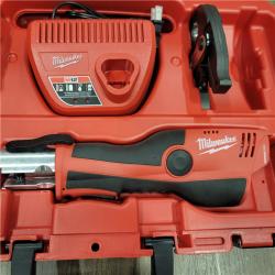 AS-IS Milwaukee M12 12-Volt Lithium-Ion Force Logic Cordless Press Tool Kit (3 Jaws Included) with Two 1.5 Ah Battery and Hard Case