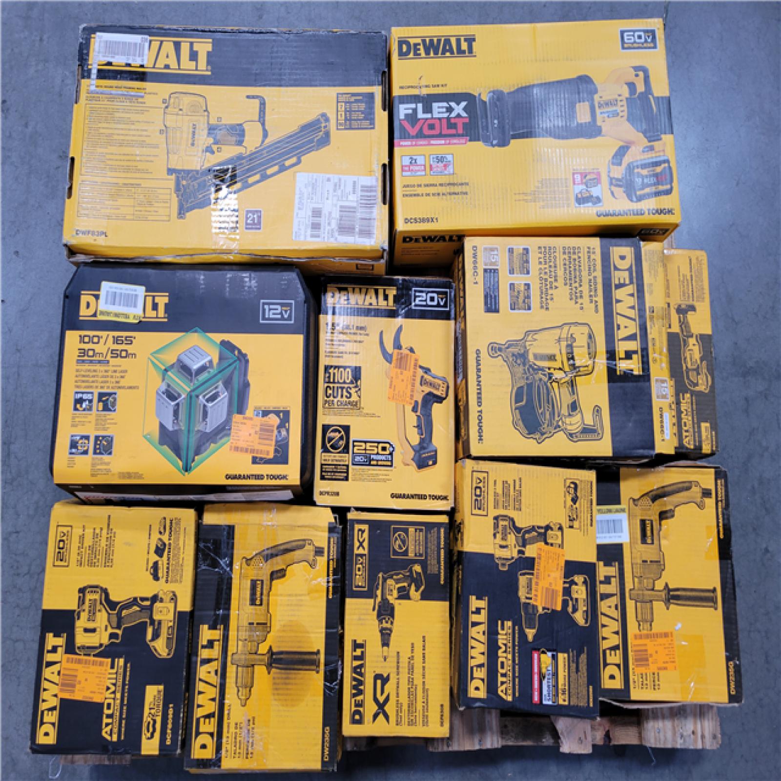 CALIFORNIA AS-IS DEWALT TOOL PALLET