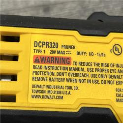 AS-IS DEWALT 20V MAX Cordless Battery Powered Pruner Kit