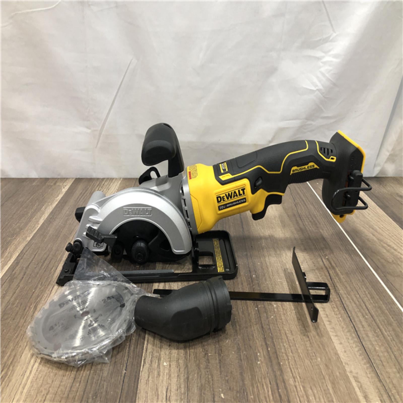 AS-IS DEWALT ATOMIC 20V MAX Cordless Brushless 4-1/2 in. Circular Saw (Tool Only)