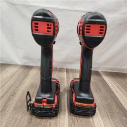 AS-IS- Milwaukee 18V Cordless Brushed 2-Tool Drill/Driver and Impact Driver Kit