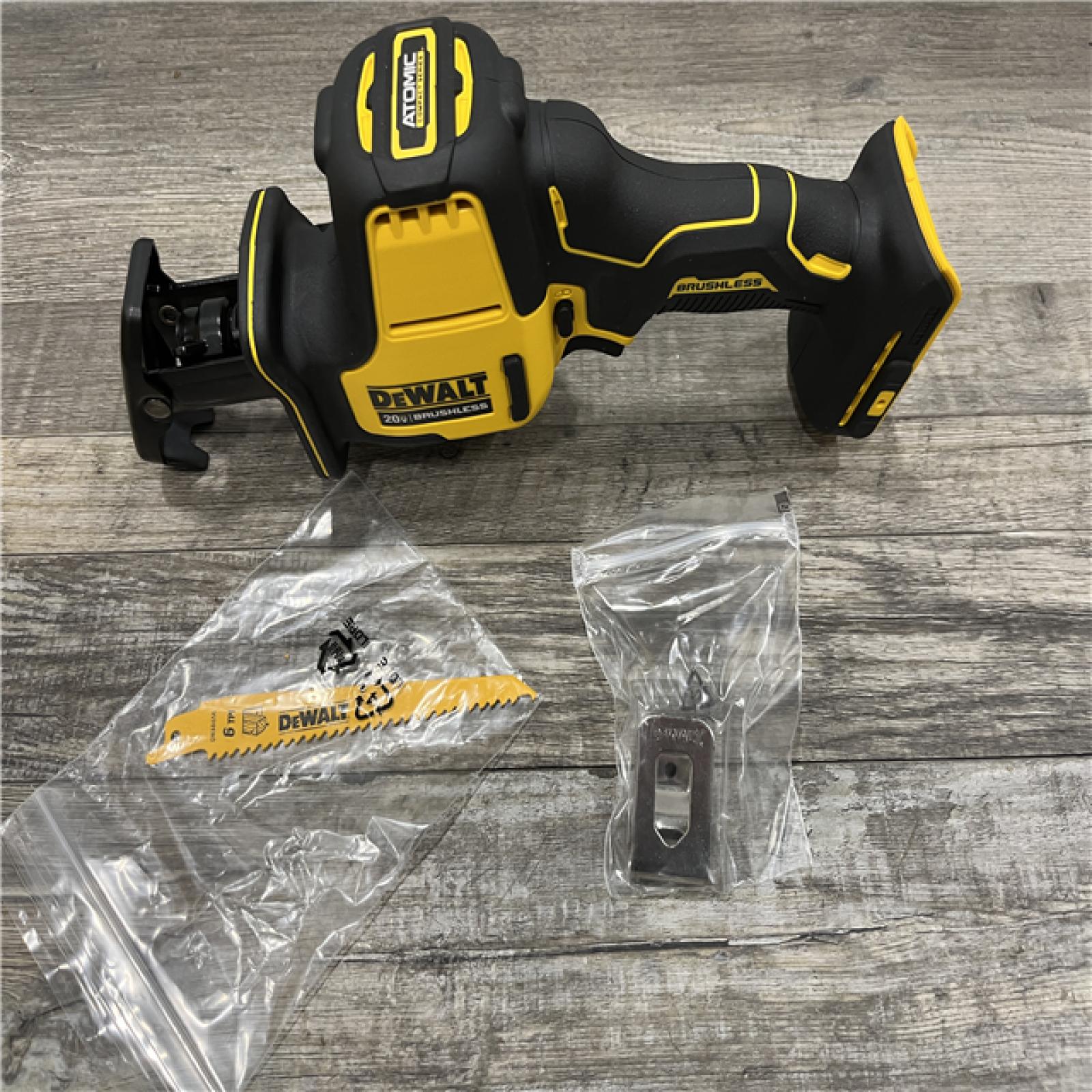 AS-IS DEWALT ATOMIC 20V MAX Cordless Brushless Compact Reciprocating Saw (Tool Only)