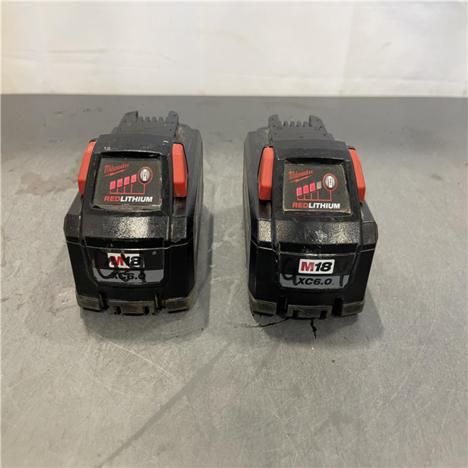 AS-IS - Milwaukee 18-Volt Lithium-Ion High Output Starter Kit with Two 6.0 Ah Battery and Charger