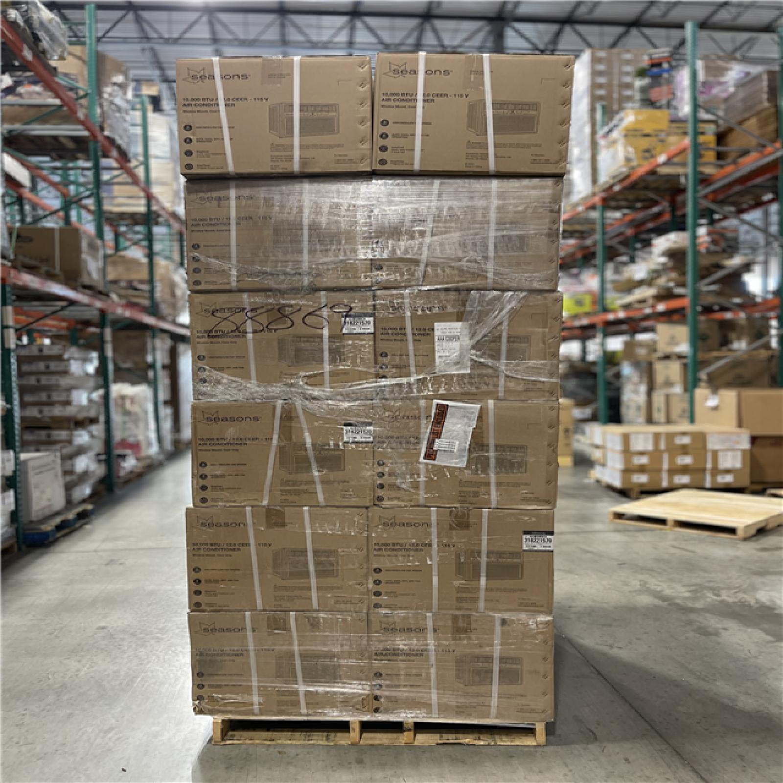 DALLAS LOCATION - SEASONS 10 000 BTU AIR CONDITIONER PALLET - (24 UNITS)
