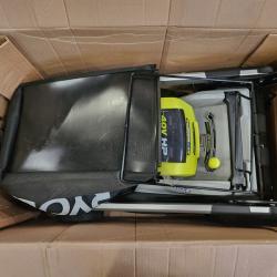 Phoenix NEW RYOBI 40V HP Brushless 21 Whisper Series Cordless Walk-Behind Multi-Blade Push Lawn Mower - (2) 6.0 Ah Batteries & Charger