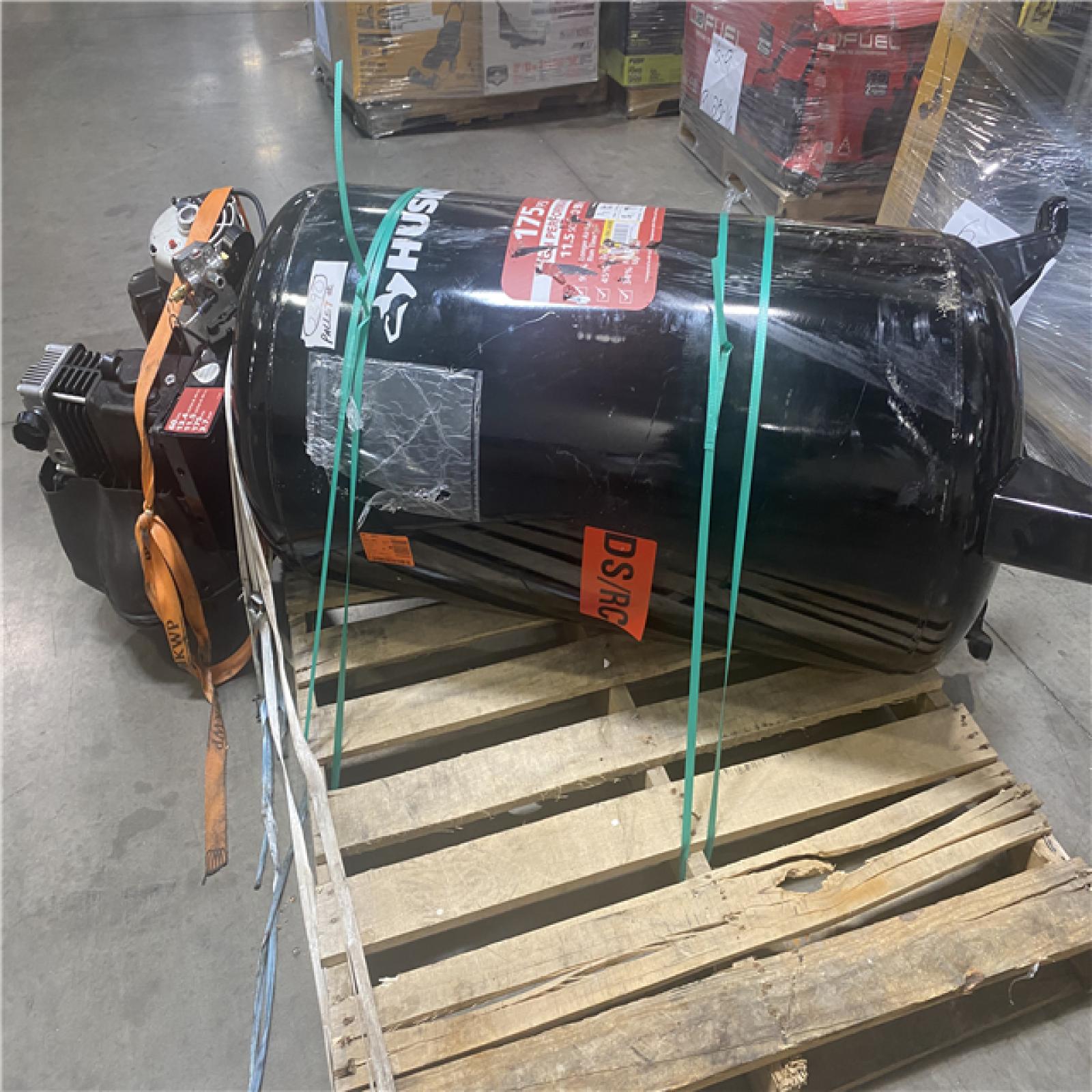 Dallas Location - As-Is Husky C603H Stationary Electric Air Compressor