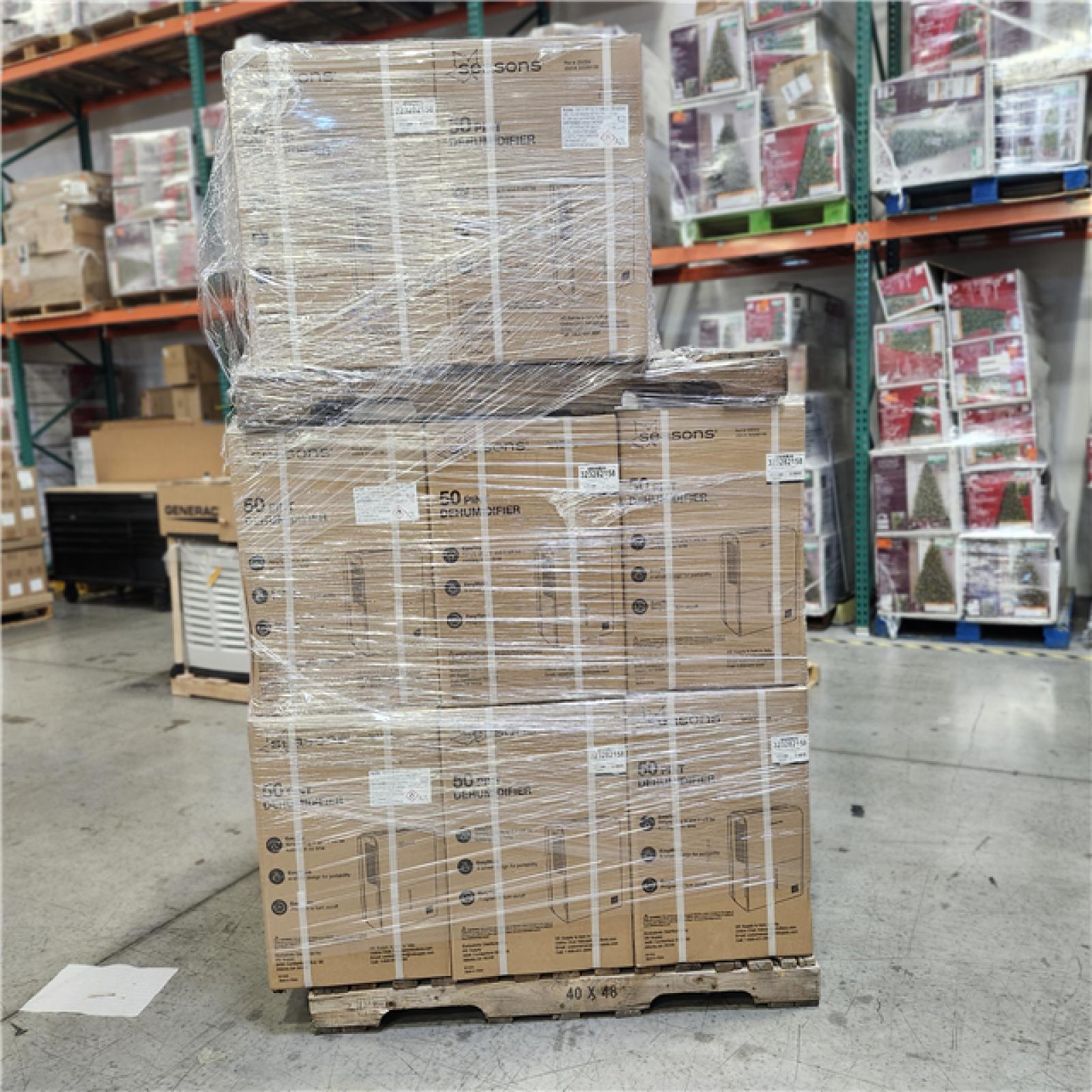 DALLAS LOCATION - Seasons 50 Pt. Portable Dehumidifier PALLET- (24 UNITS)
