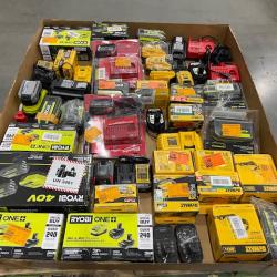 DALLAS LOCATION - AS-IS BATTERY AND CHARGERS PALLET