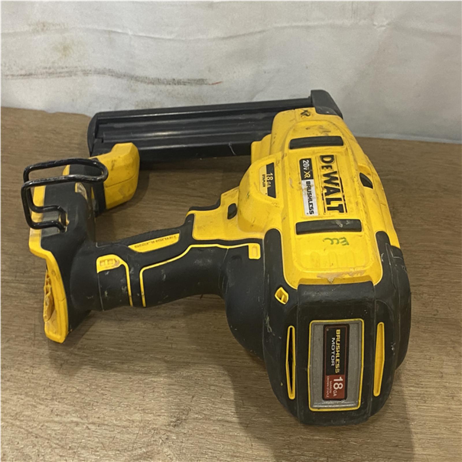 AS-IS DEWALT Cordless 18-Gauge Narrow Crown Stapler (Tool Only)