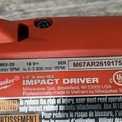 AS-IS Milwaukee FUEL 18V Lithium-Ion Brushless Cordless Hammer Drill and Impact Driver Combo Kit