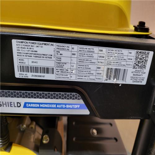 CALIFORNIA AS-IS CHAMPION PORTABLE GENERATOR