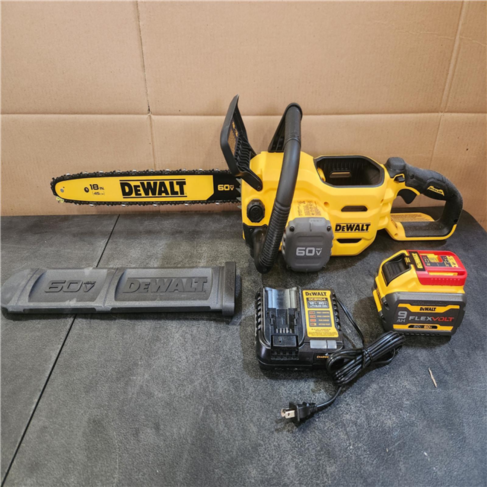 Phoenix NEW DEWALT FLEXVOLT 60V MAX 18 in. Brushless Cordless Chainsaw Kit with (1) 3.0 Ah Battery and Charger