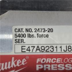 AS-IS MILWAUKEE 12V Force Logic Cordless Press Tool Kit