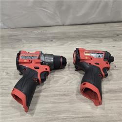 AS-IS Milwaukee 3497-22 12V Hammer Drill and Impact Driver Combo Kit