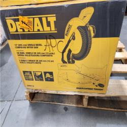 NEW! - DEWALT 15 Amp Corded 12 in. Single Bevel Compound Miter Saw