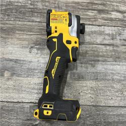 AS-IS DEWALT ATOMIC 20V MAX Lithium-Ion Cordless 1/4 in. Brushless Impact Driver Kit