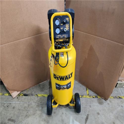 HOUSTON LOCATION - AS-IS (APPEARS LIKE NEW) DEWALT 26 Gal. 175 PSI Ultra Quiet Portable Electric Air Compressor