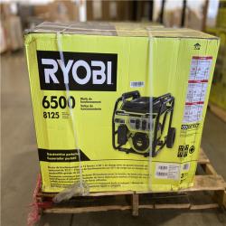 DALLAS LOCATION - RYOBI 6500-Watt Gasoline Powered Portable Generator with CO Detect Shutdown Sensor