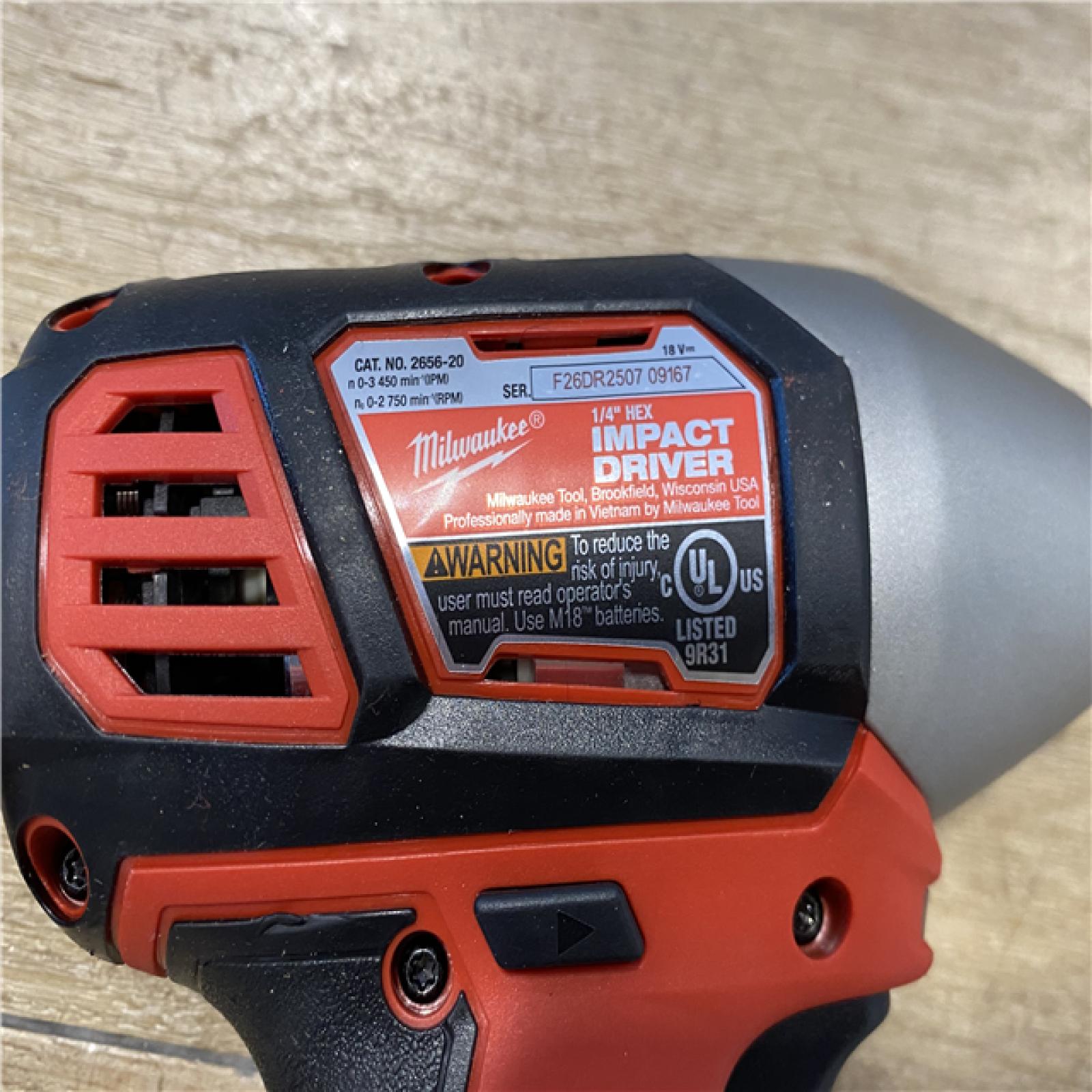 AS-IS Milwaukee 18V Lithium-Ion Cordless Drill Driver/Impact Driver Combo Kit