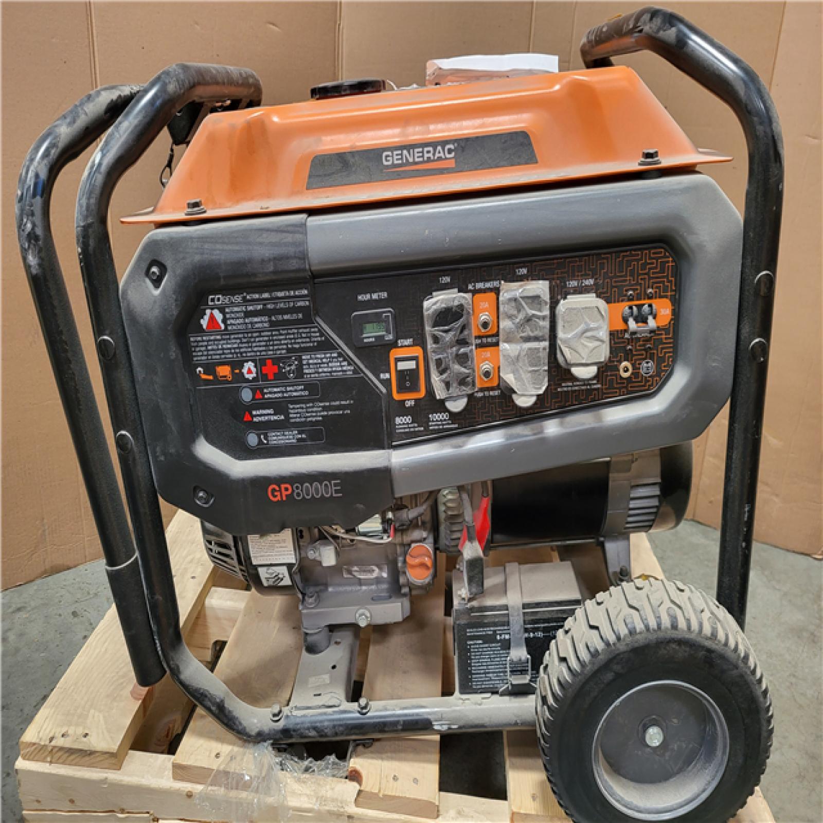 California AS-IS OUTDOOR POWER EQUIPMENT GENERAC GENERATOR