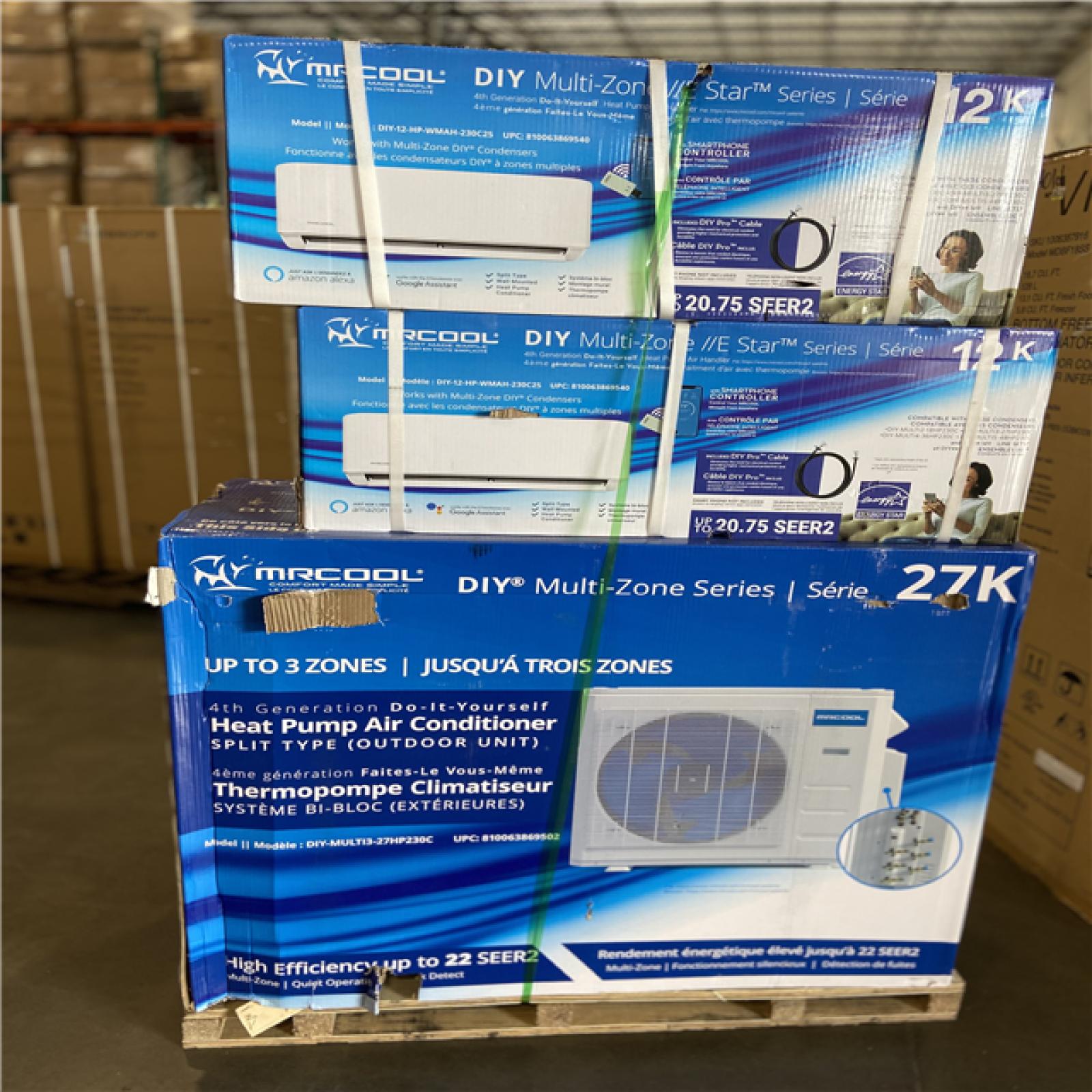 DALLAS LOCATION - AC UNITS PALLET - (3 UNITS)