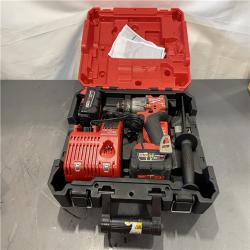 AS-IS - Milwaukee M18 FUEL 18V Lithium-Ion Brushless Cordless 1/2 in. Hammer Drill Driver Kit