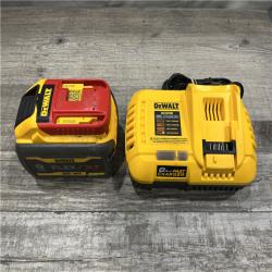 AS-IS DEWALT 20V/60V MAX FLEXVOLT Lithium-Ion 9.0Ah Battery and Charger Starter Kit