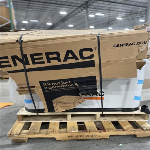 DALLAS LOCATION- AS-IS GENERAC 24kW GENERATOR & 200 AMP TRANSFER SWITCH