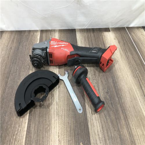 AS-IS Milwaukee FUEL 18-Volt Lithium-Ion Brushless Cordless 4-1/2 in./6 in. Braking Grinder with Paddle Switch (Tool-Only)