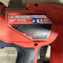 HOUSTON LOCATION - AS-IS MILWAUKEE FUEL 18-Volt Lithium-Ion Brushless Cordless 18-Gauge 1/4 in. Narrow Crown Stapler (Tool-Only)