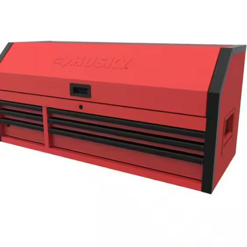 DALLAS LOCATION - Husky Heavy-Duty 52 in. W x 20 in. D 6-Drawer Matte Red Steel Top Tool Chest (4 UNITS)