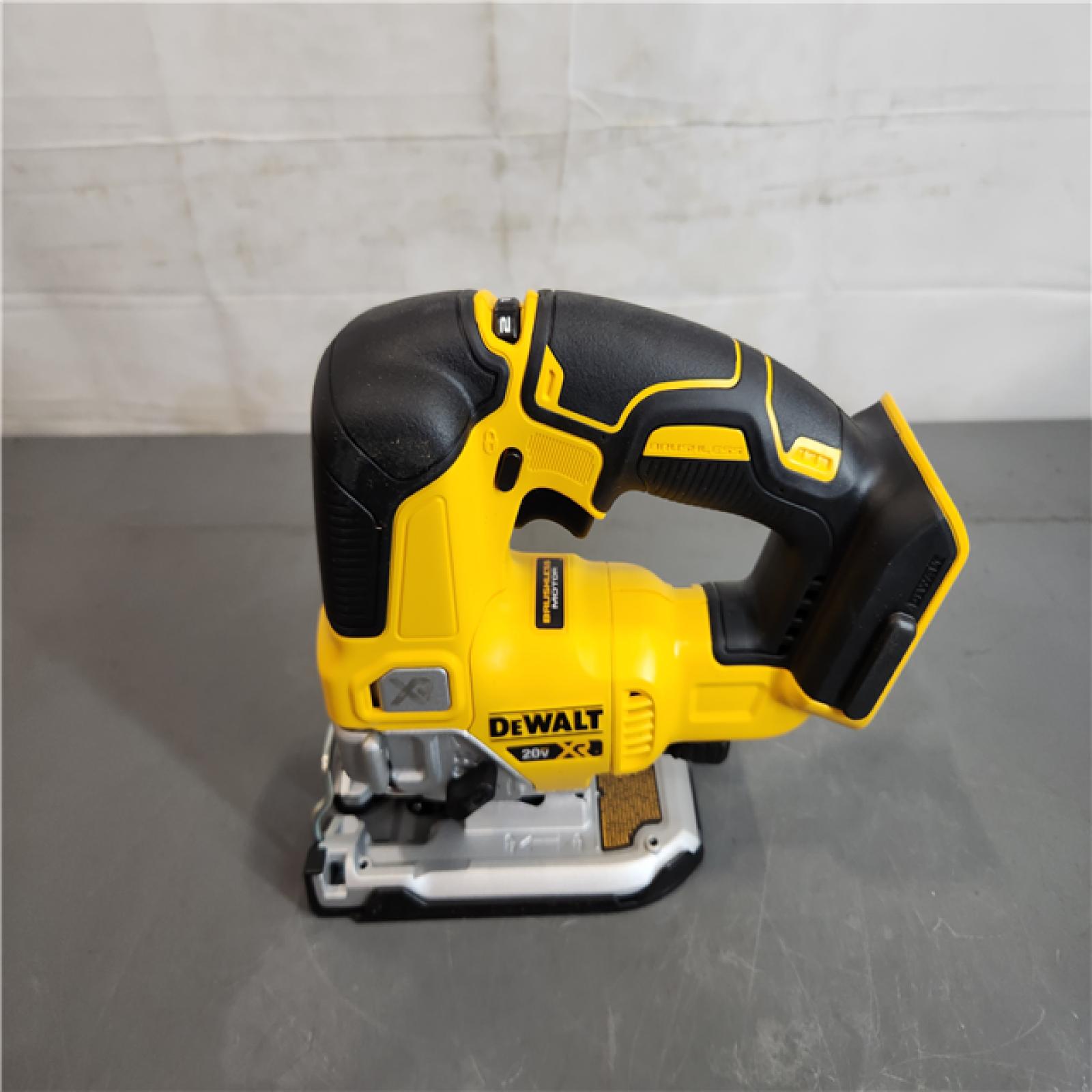 AS-IS DeWalt 20-Volt MAX XR Lithium-Ion Cordless Brushless Jigsaw (Tool-Only)