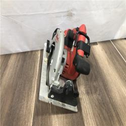AS-IS Milwaukee FUEL 18V Lithium-Ion Brushless Cordless 6-1/2 in. Circular Saw (Tool-Only)