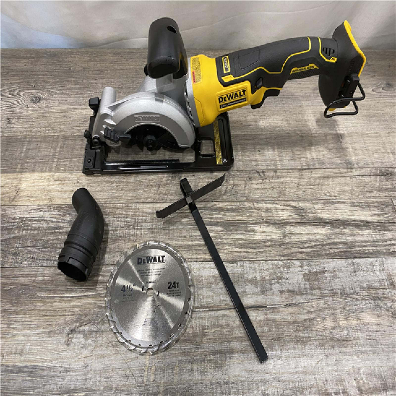 AS-IS DEWALT ATOMIC 20V MAX Cordless Brushless 4-1/2 in. Circular Saw (Tool Only)