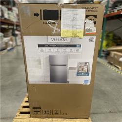 DALLAS LOCATION - AS-IS VISSANI 18.1 cu. ft. Top Freezer Refrigerator in Fingerprint Resistant Stainless Steel
