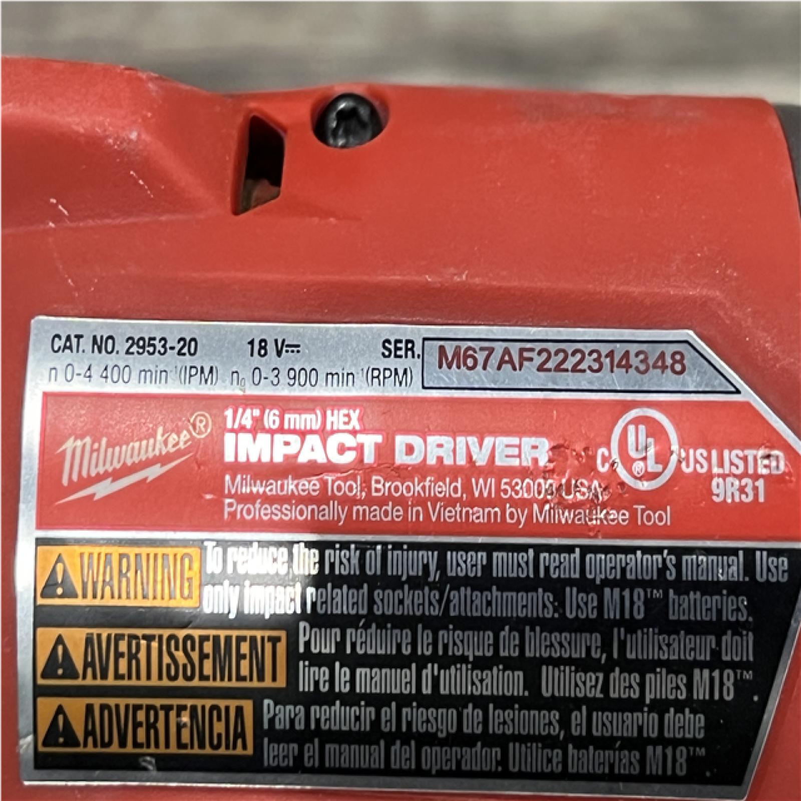 AS-IS Milwaukee FUEL 18V Lithium-Ion Brushless Cordless Hammer Drill and Impact Driver Combo Kit