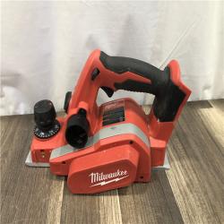 AS-IS Milwaukee 18V Lithium-Ion Cordless 3-1/4 in. Planer (Tool-Only)