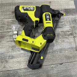 AS-IS RYOBI ONE+ HP 18V Brushless Cordless 15-Gauge 34° Angled Finish Nailer (Tool Only)