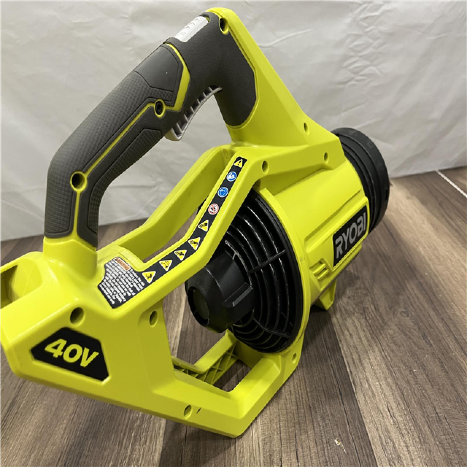 GOOD RYOBI 40V 120 MPH 550 CFM Cordless Battery Blower with 4.0 Ah Battery and Charger