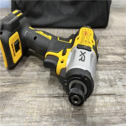 AS-IS DEWALT 20-Volt Maximum XR Lithium-Ion Cordless Brushless 1/4 in. 3-Speed Impact Driver Kit