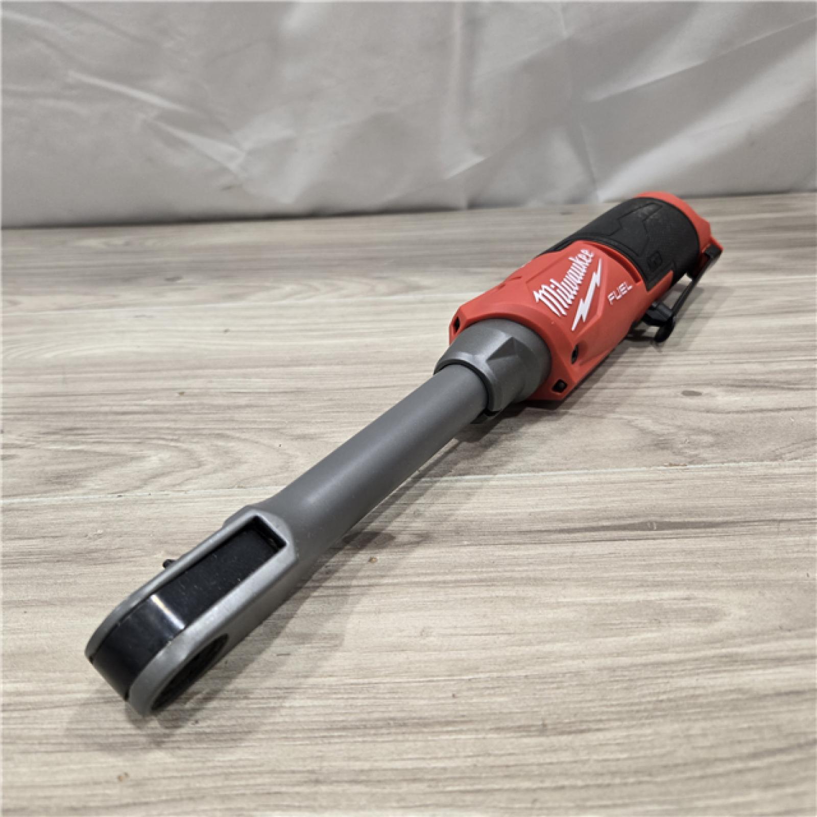 AS-IS Milwaukee M12 FUEL INSIDER Extended Reach Box Ratchet (Tool-Only)